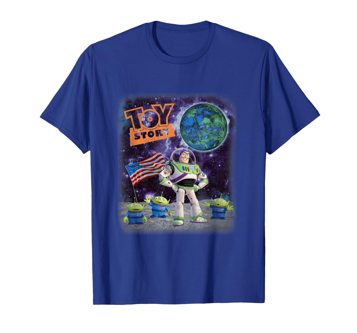 Disney Pixar Toy Story Buzz Lightyear Alien 4th of July T-Shirt