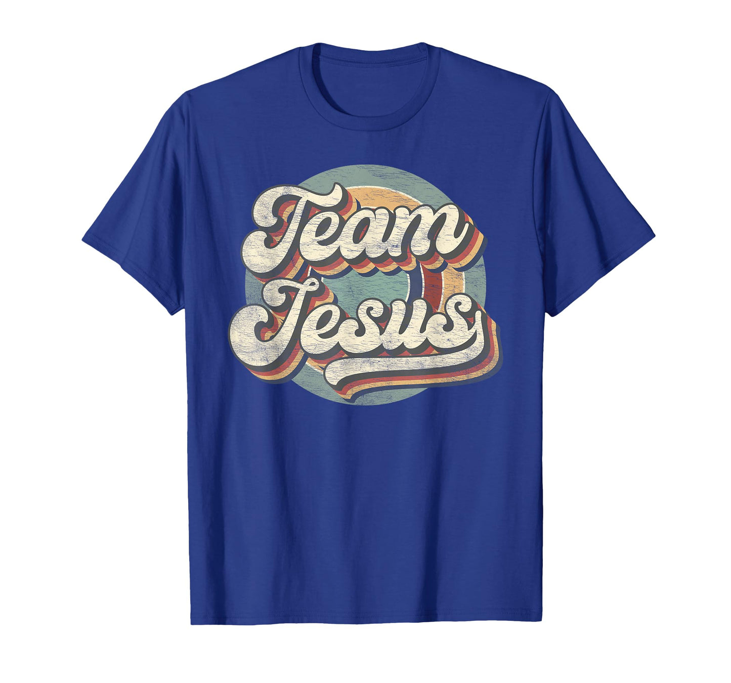 Retro Team Jesus Christian Bible Religious Mens Womens T-Shirt