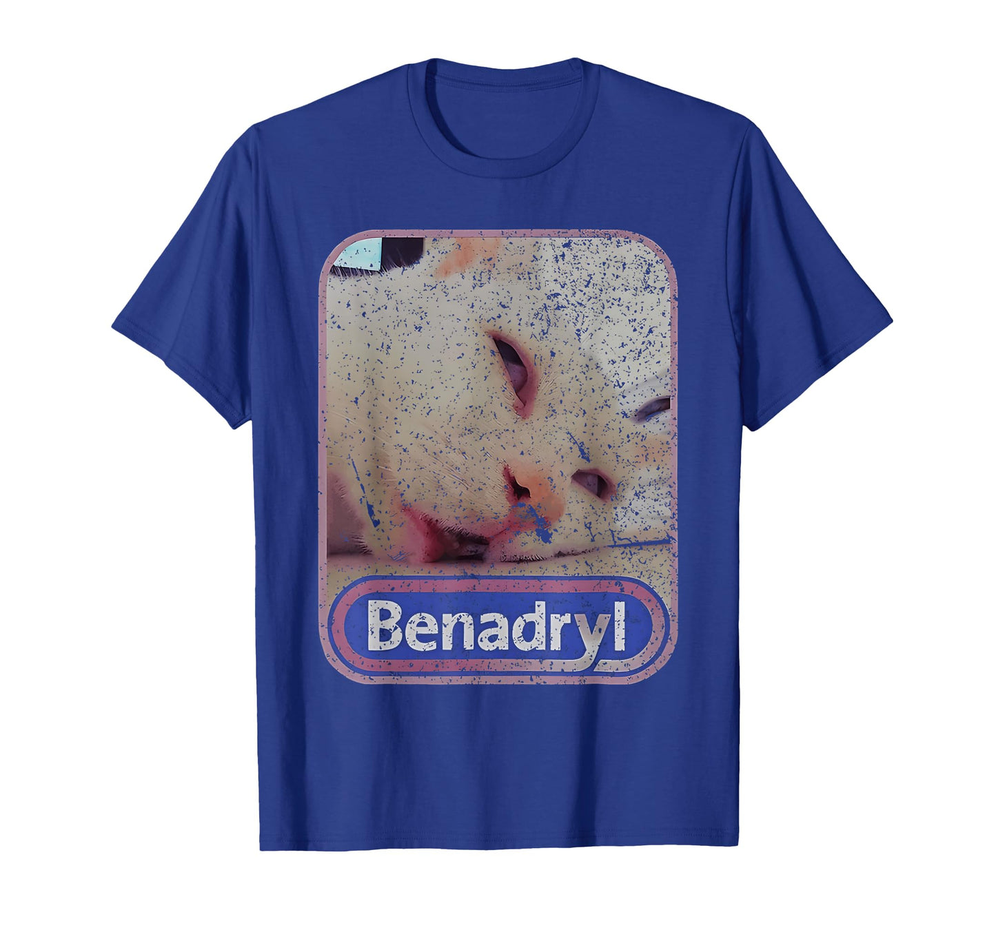 Benadryl Meme Cat T-Shirt for Men Women Kids