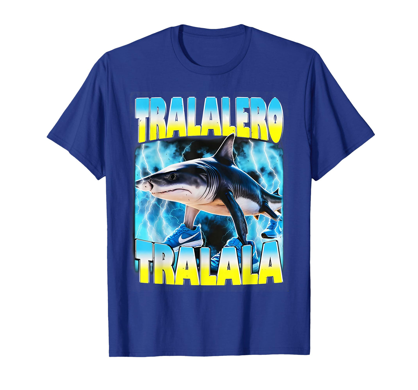 Tralalero Tralala Shark Meme Italian Brainrot Women Men Kids T-Shirt