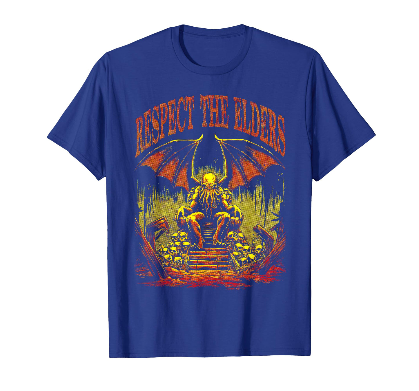 Cthulhu, Respect The Elders Gothic Daemonic Horror Cthulhu T-Shirt