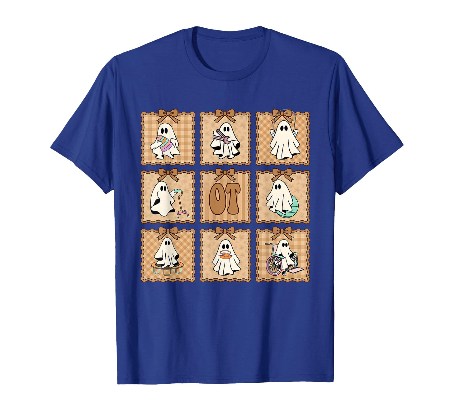 OT Halloween Occupational Therapy Ghost Spooky Nurse COTA T-Shirt