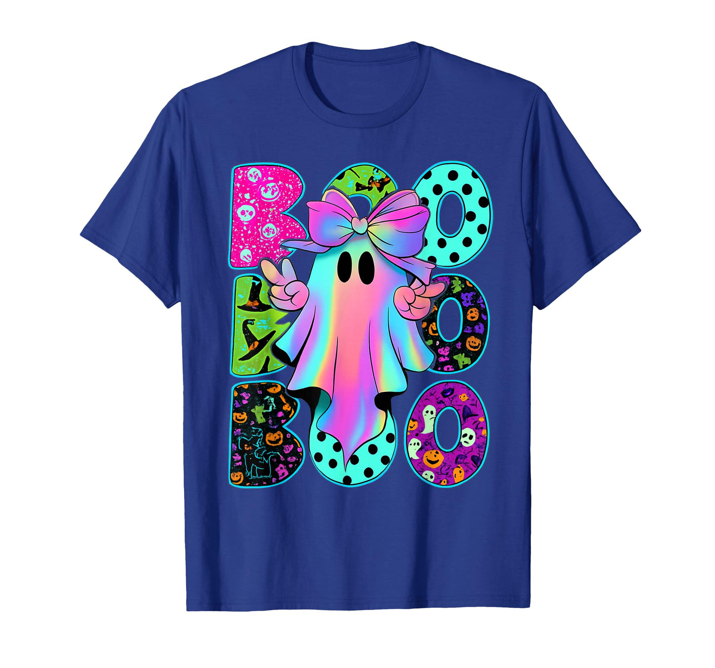 Cute Pastel Halloween Ghost Boo for Everyone in Spooky T-Shirt