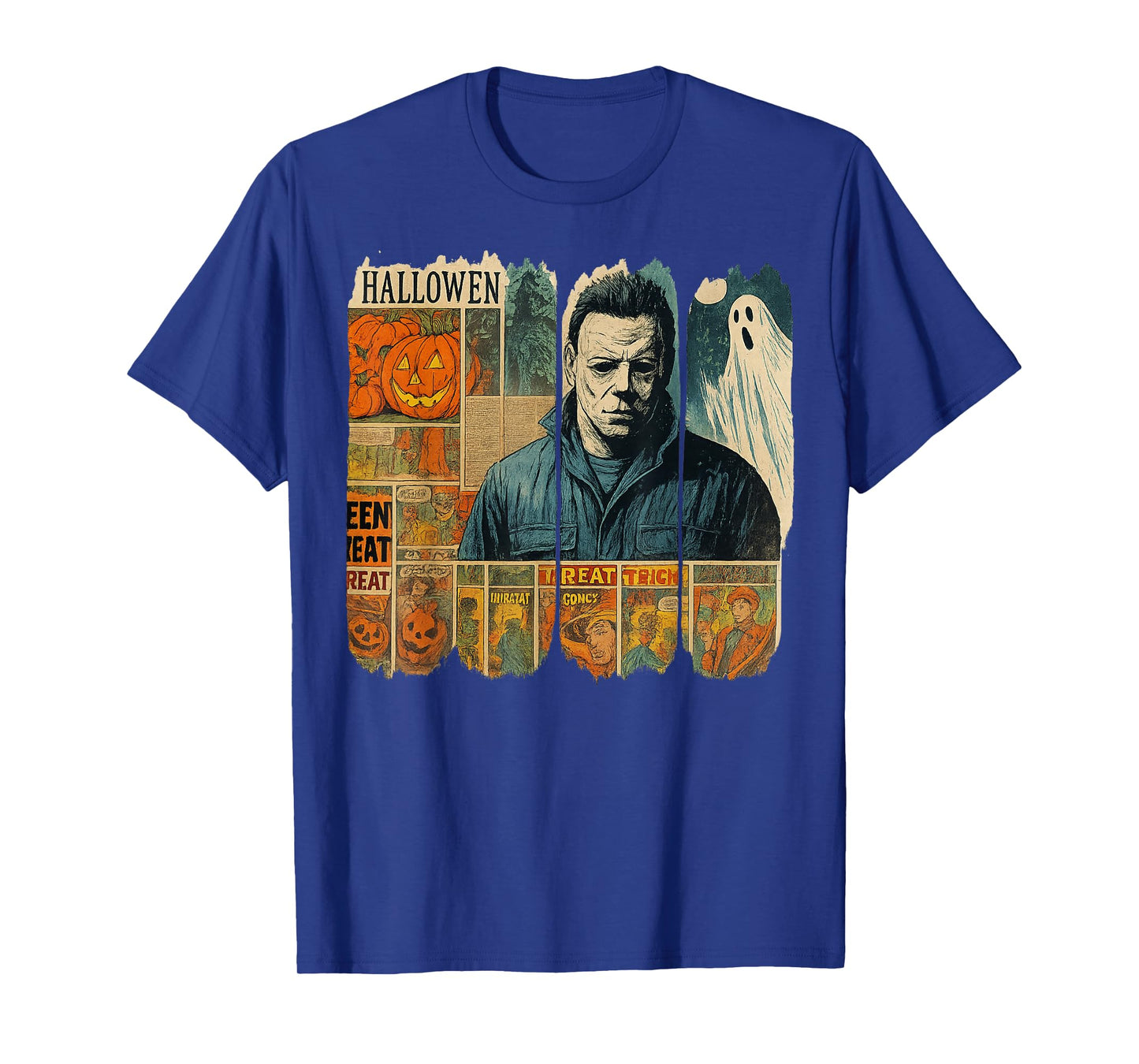 Spooky Season Halloween The Monster Frankenstein Vintage T-Shirt