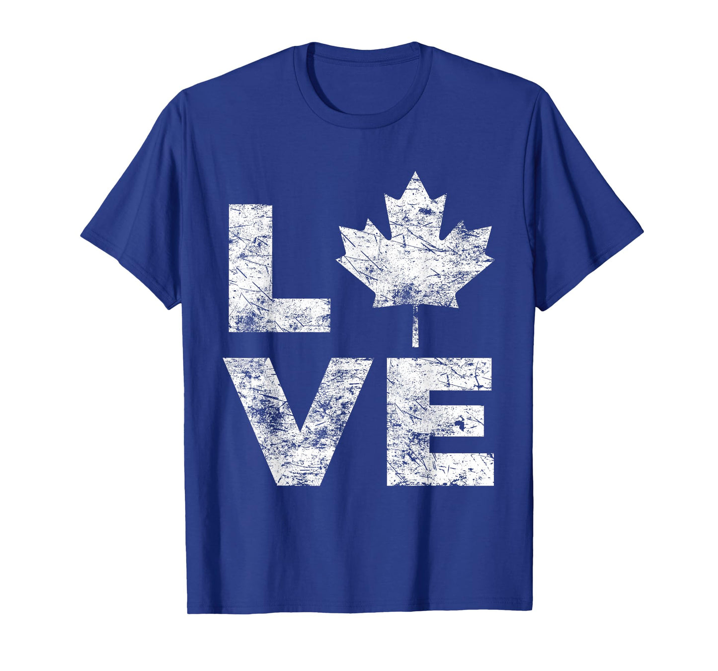 Canada Flag Love Vintage Canada Day Maple Leaf T-Shirt