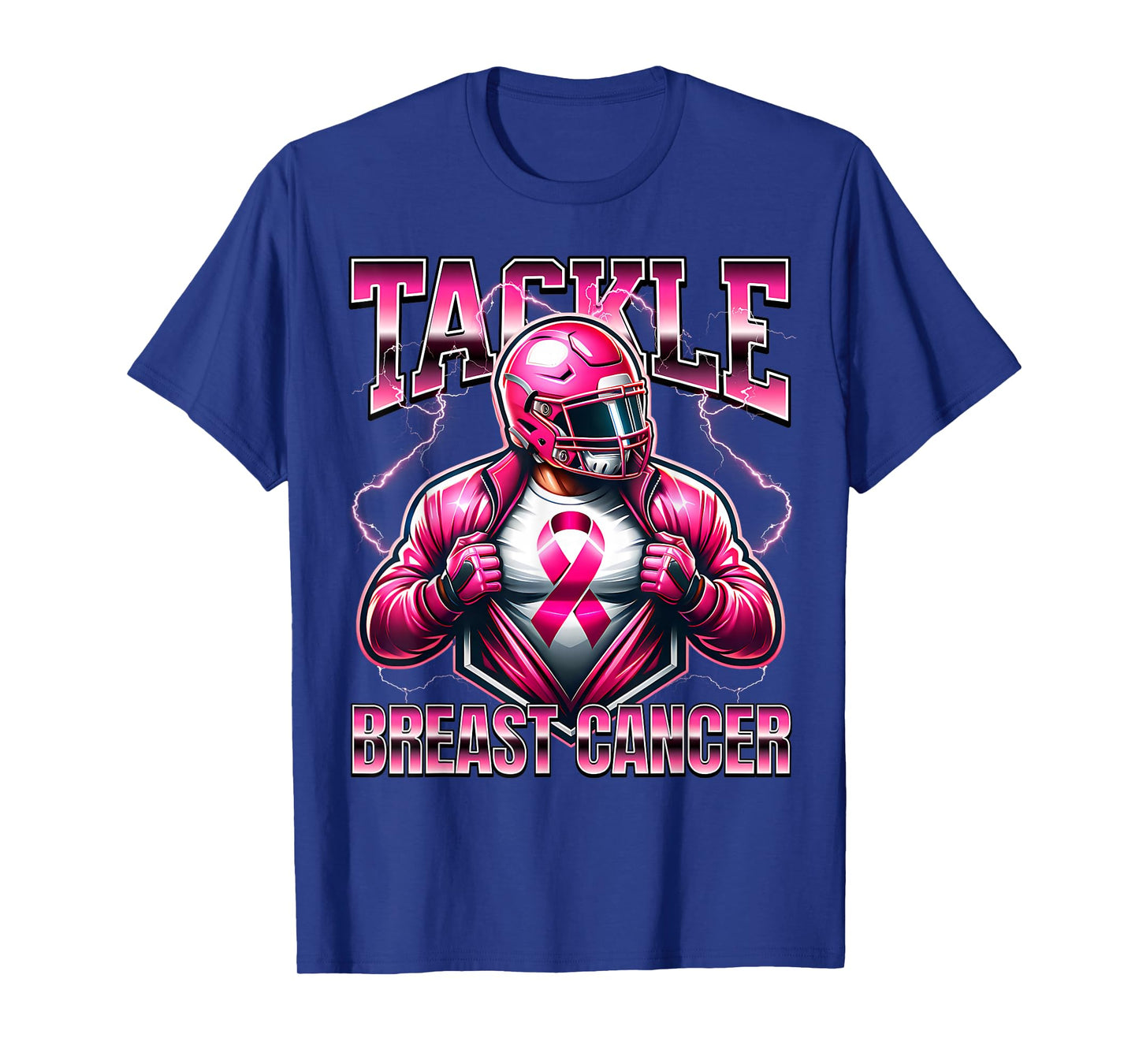 Tackle Breast Cancer Awareness American Football Men Women T-Shirt