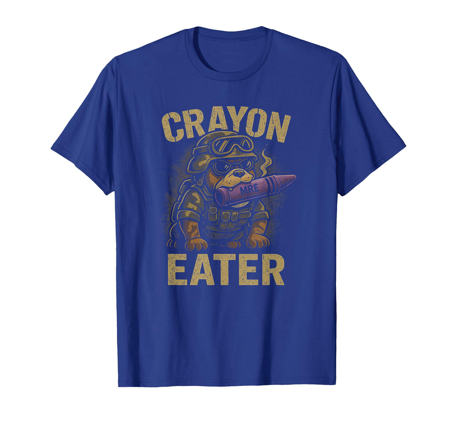 Boys CRAYON EATER Proud Family Military Corps Meme Outfit T-Shirt