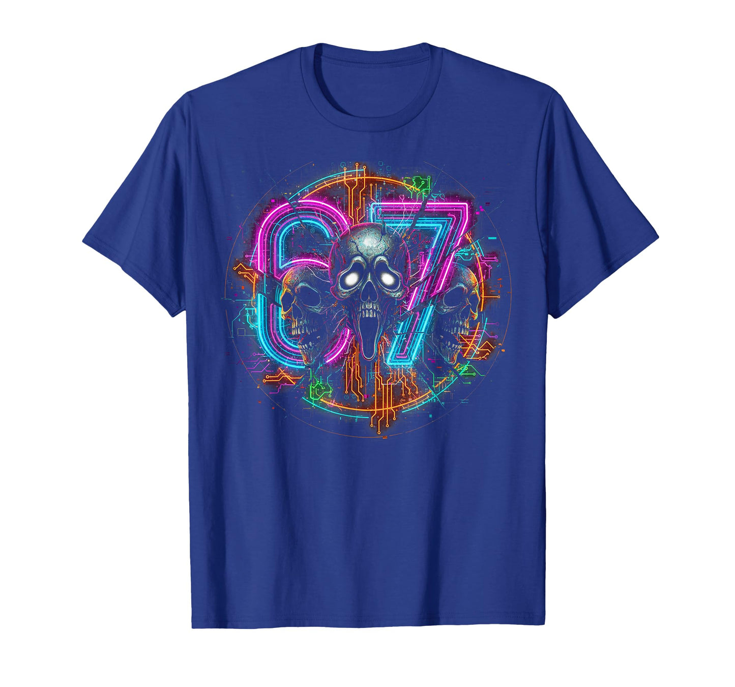 67 Halloween SCP Horror Face Scary Costume Shirt Horror 6 7 T-Shirt