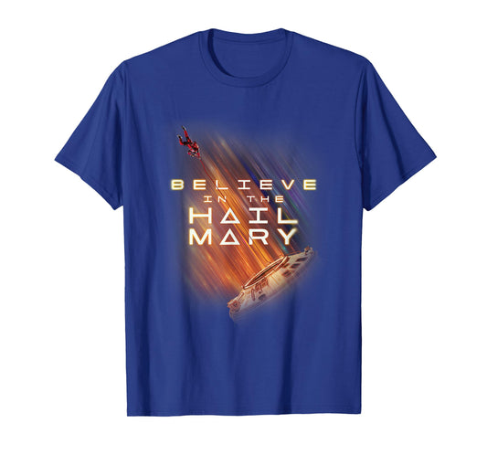 Believe in the Hail Mary T-Shirt - T-Shirt | Royal
