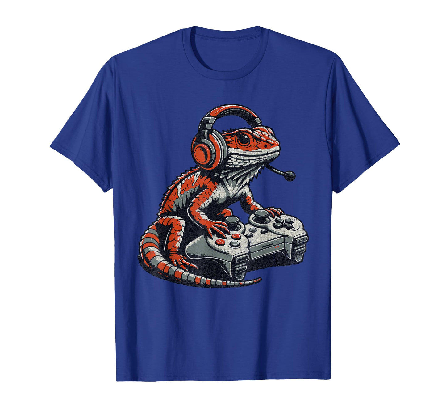 Bearded Dragon Video Gaming Funny Gamer Animal Men Boys Kids T-Shirt