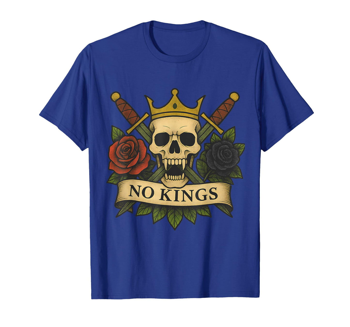 No Kings Tattoo Design T-Shirt