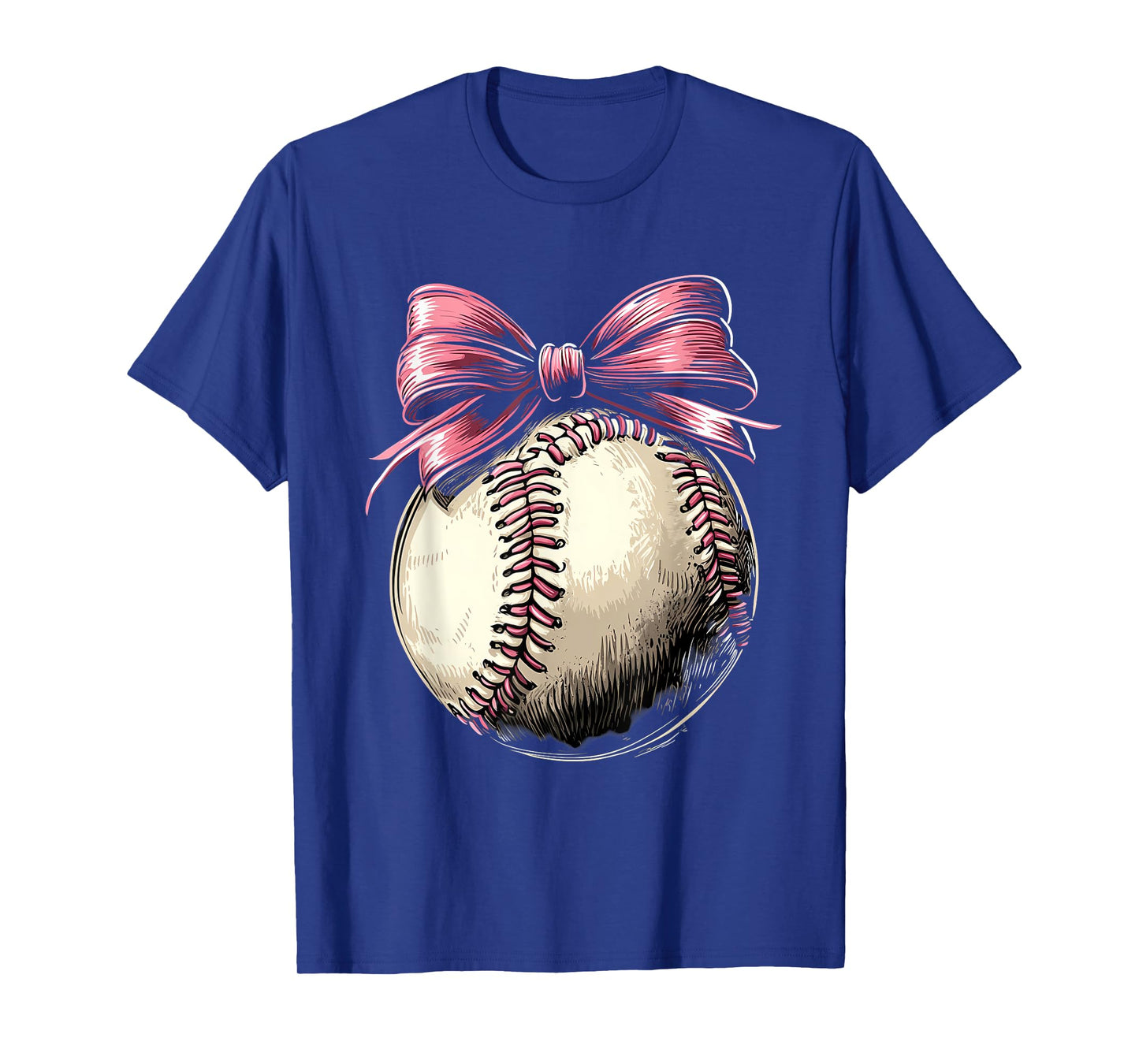 Baseball Coquette Bow Cute Baseball Game T-Shirt