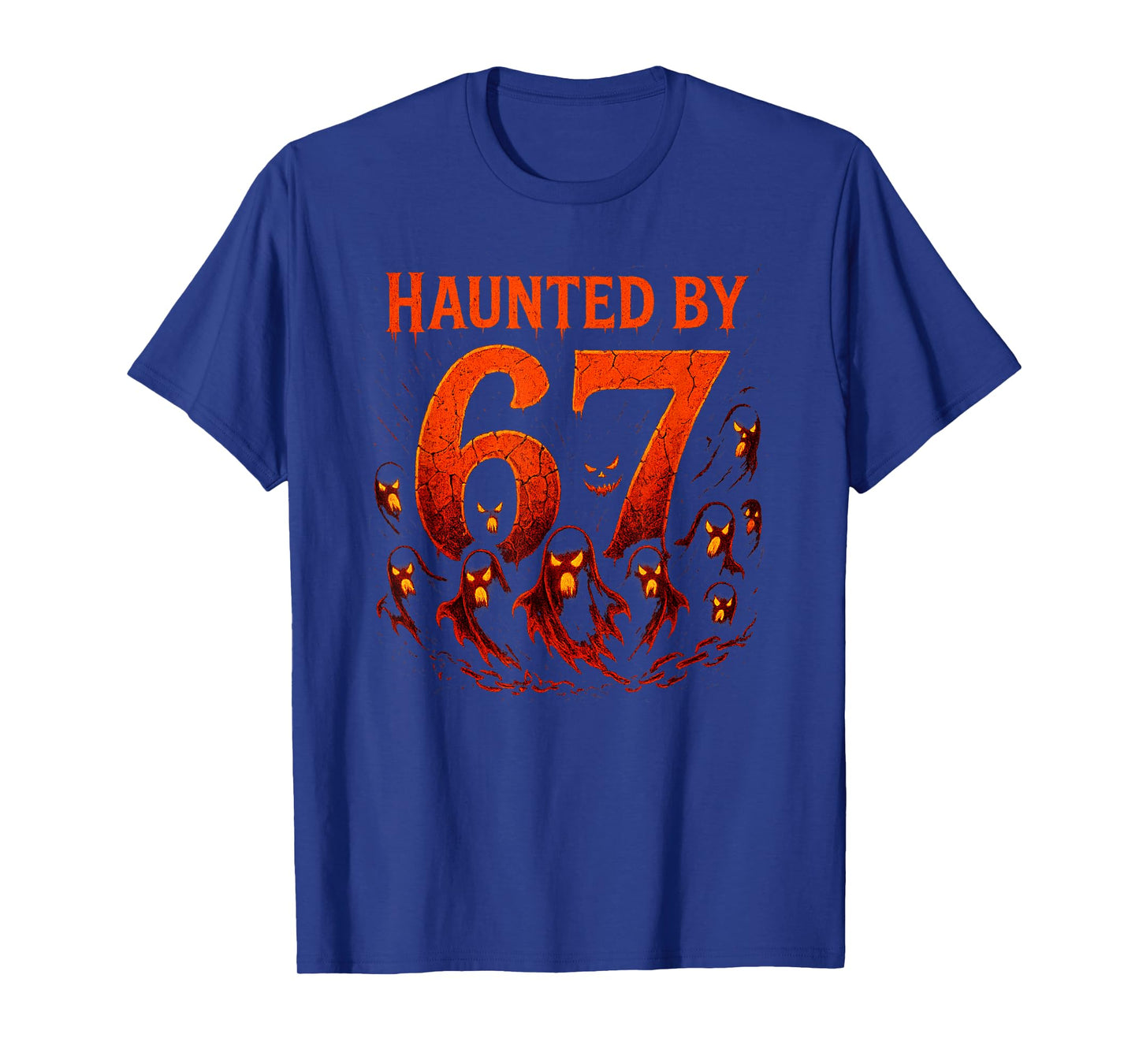 Haunted by 67 Six Seven 6 7 Meme Gen Alpha Halloween Shirt T-Shirt