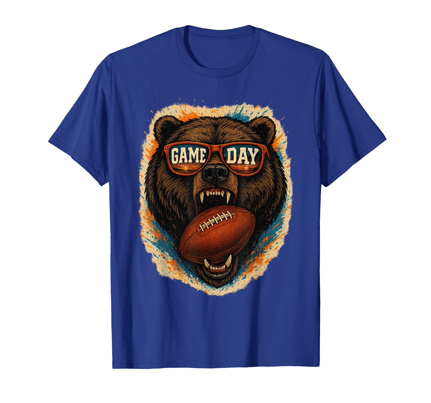 Funny Football Bear with Sunglasses, Game Day Bear T-Shirt