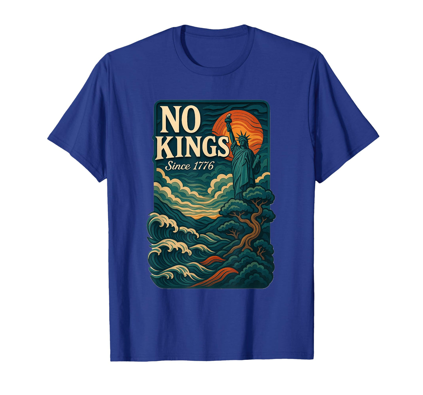 No Kings | Liberty & Democracy Statement Tee T-Shirt