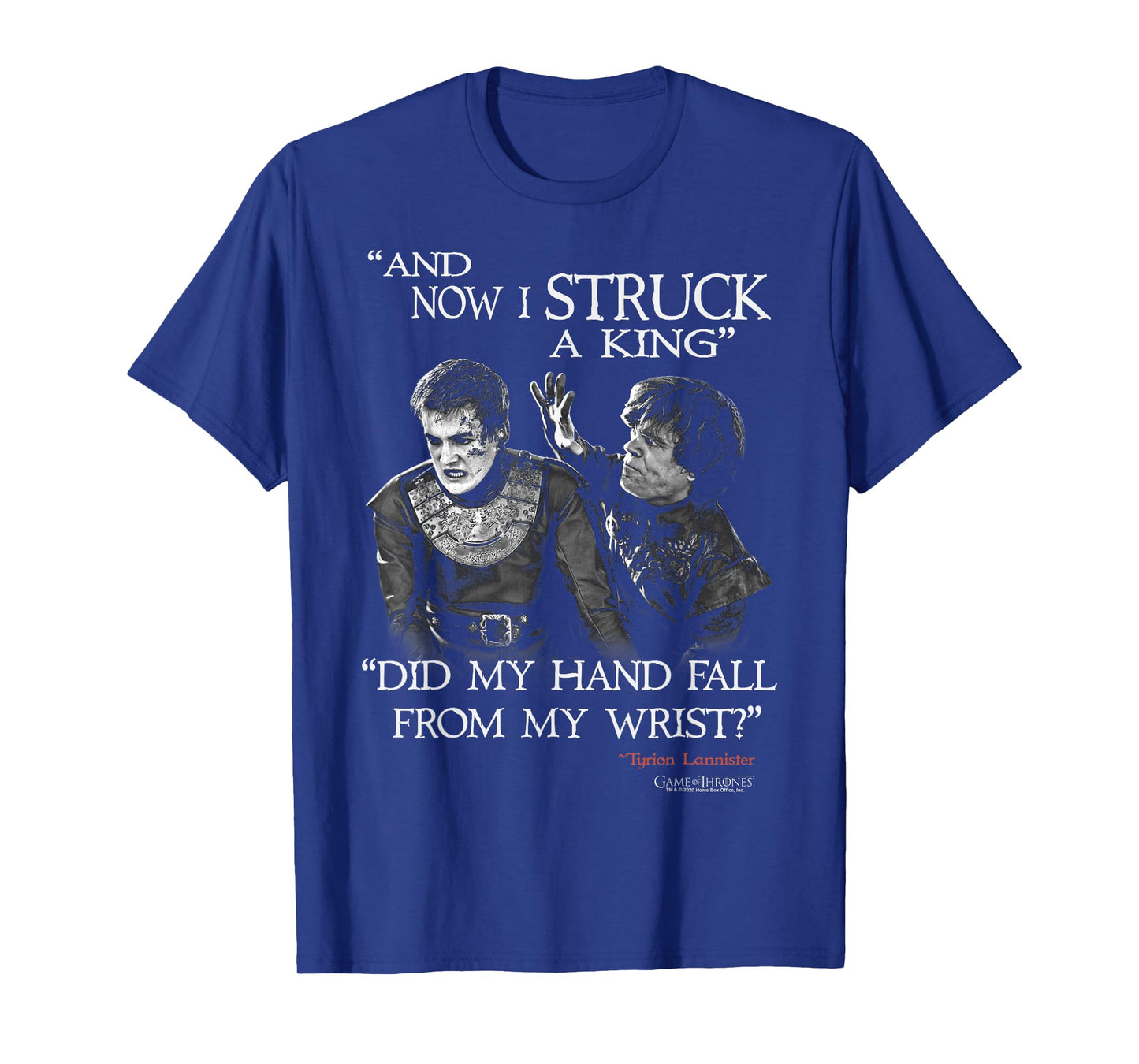 Game Of Thrones Tyrion & Joffrey And Now I Struck A King T-Shirt