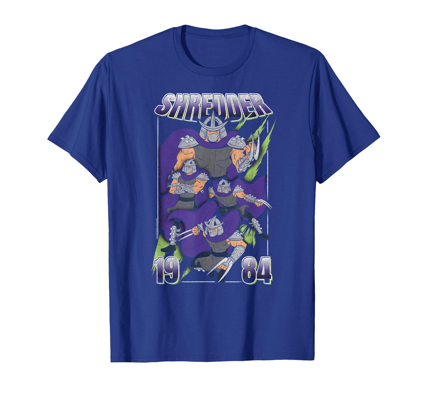 Teenage Mutant Ninja Turtles Shredder Poses 1984 Retro T-Shirt