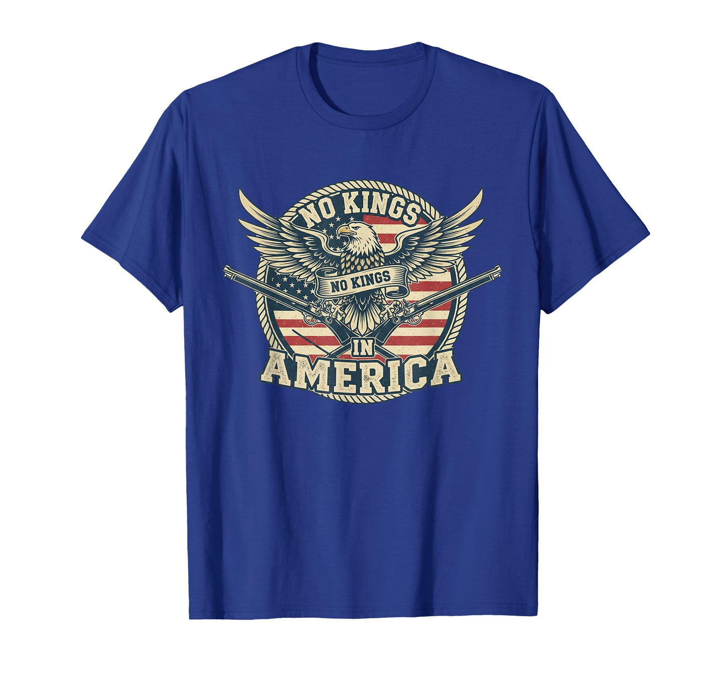 No King in America Cool No Kings Matching tee for Men Women T-Shirt