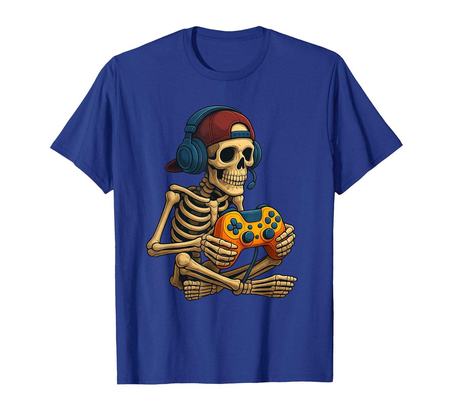 Gamer Halloween β Video Game Skeleton with Controller T-Shirt