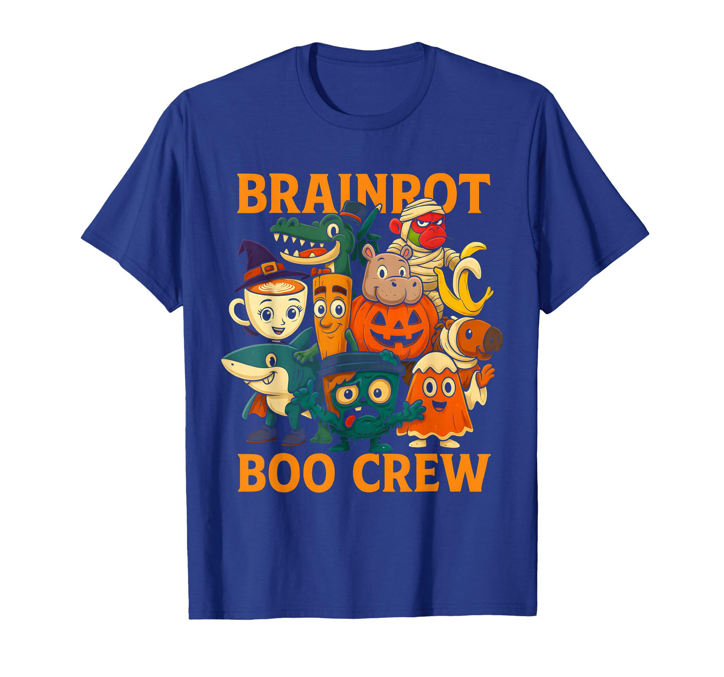 Italian Brainrot Characters Halloween Themes Costume Party T-Shirt