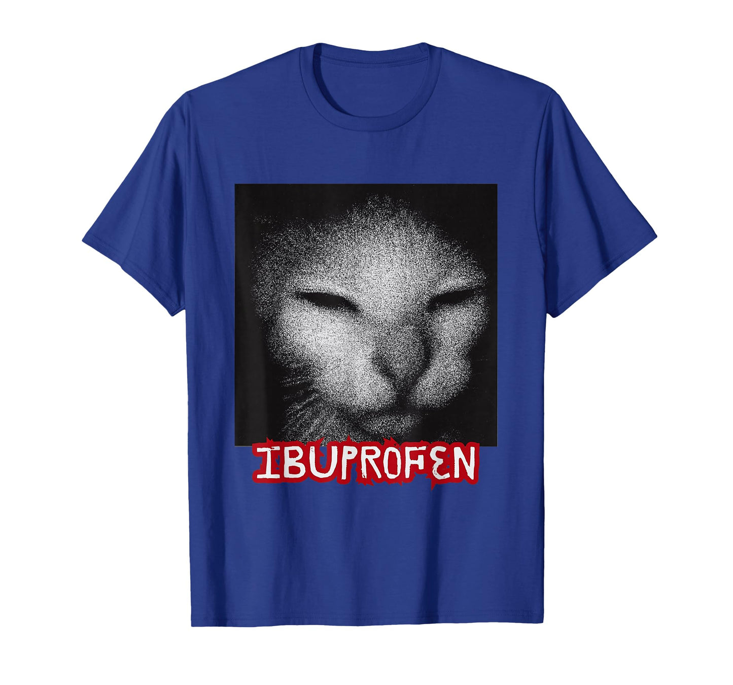 Ibuprofen Funny Cat Meme Vintage Unhinged Cringe T-Shirt