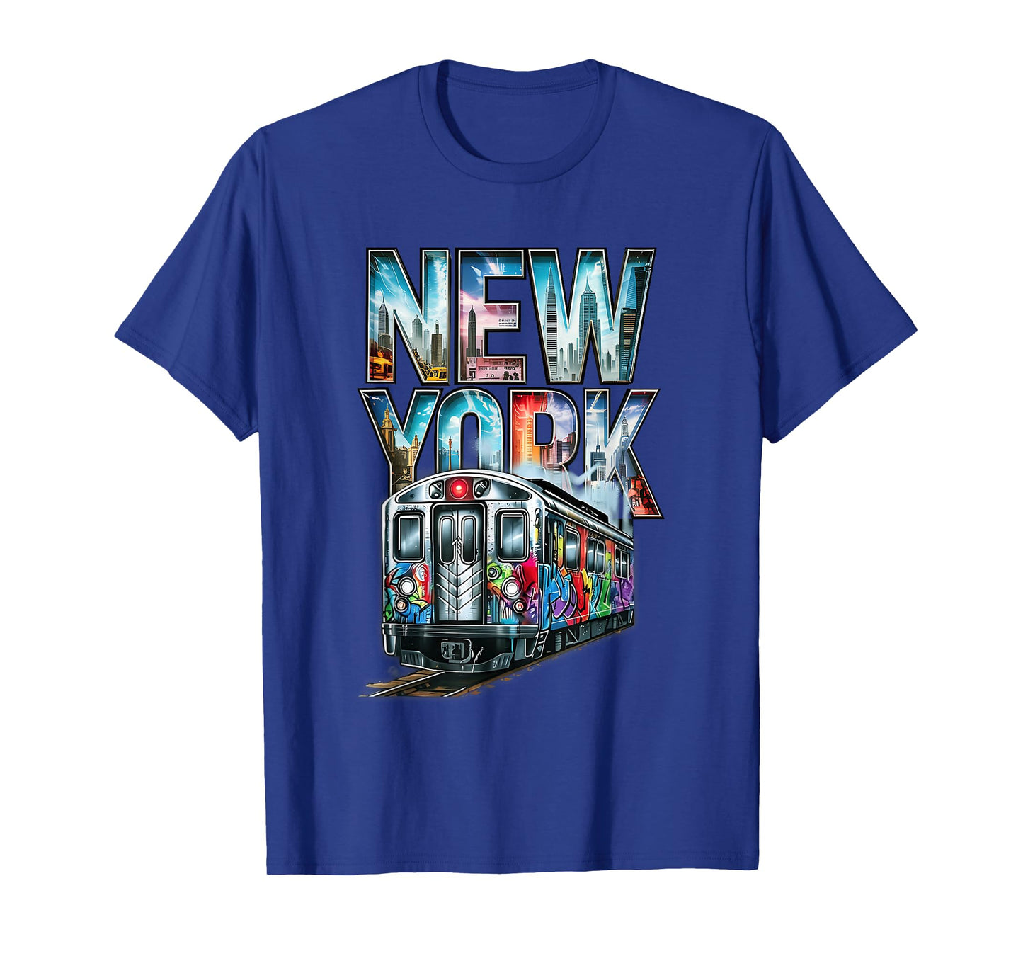 New York Train Graffiti Style Nyc Subway Car Street Hip Hop T-Shirt