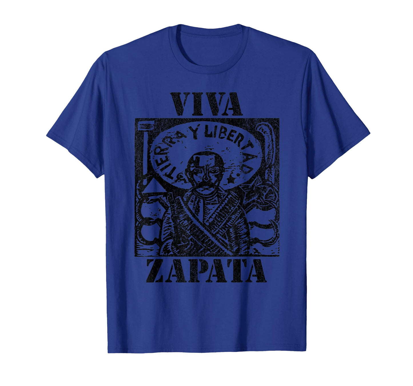 Vintage Viva Zapata Abolish Ice Protest Mexican Art No Kings T-Shirt