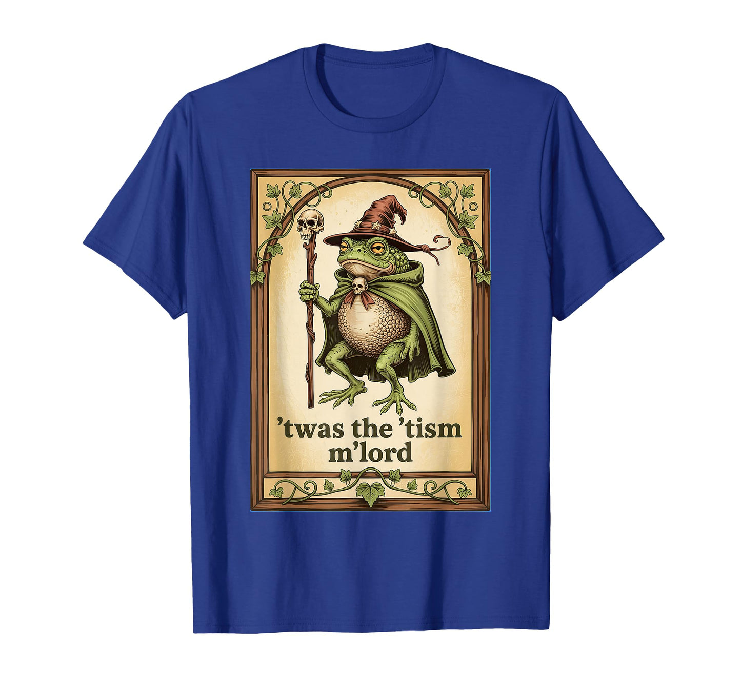 'Twas the 'Tism M'Lord Wizard Frog Autism T-Shirt
