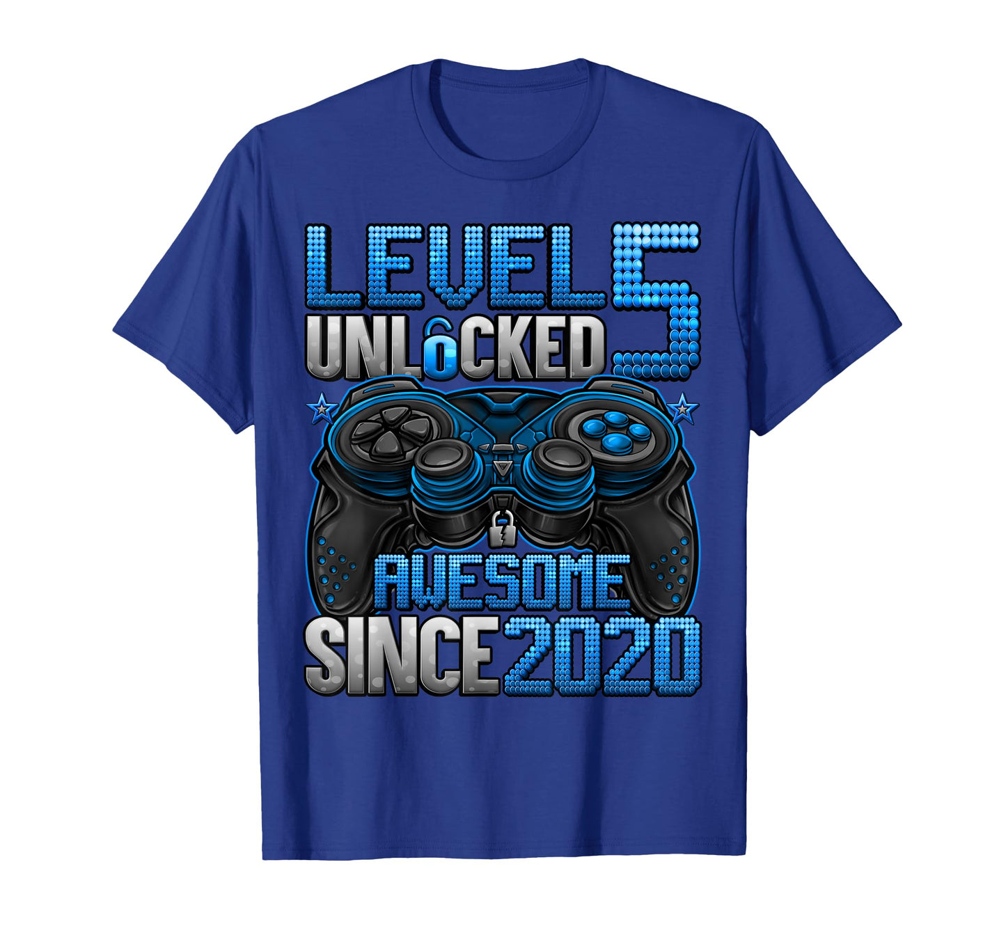 Level 5 Unlocked 5 Year Old Gifts For Boys 5th Birthday Boy T-Shirt