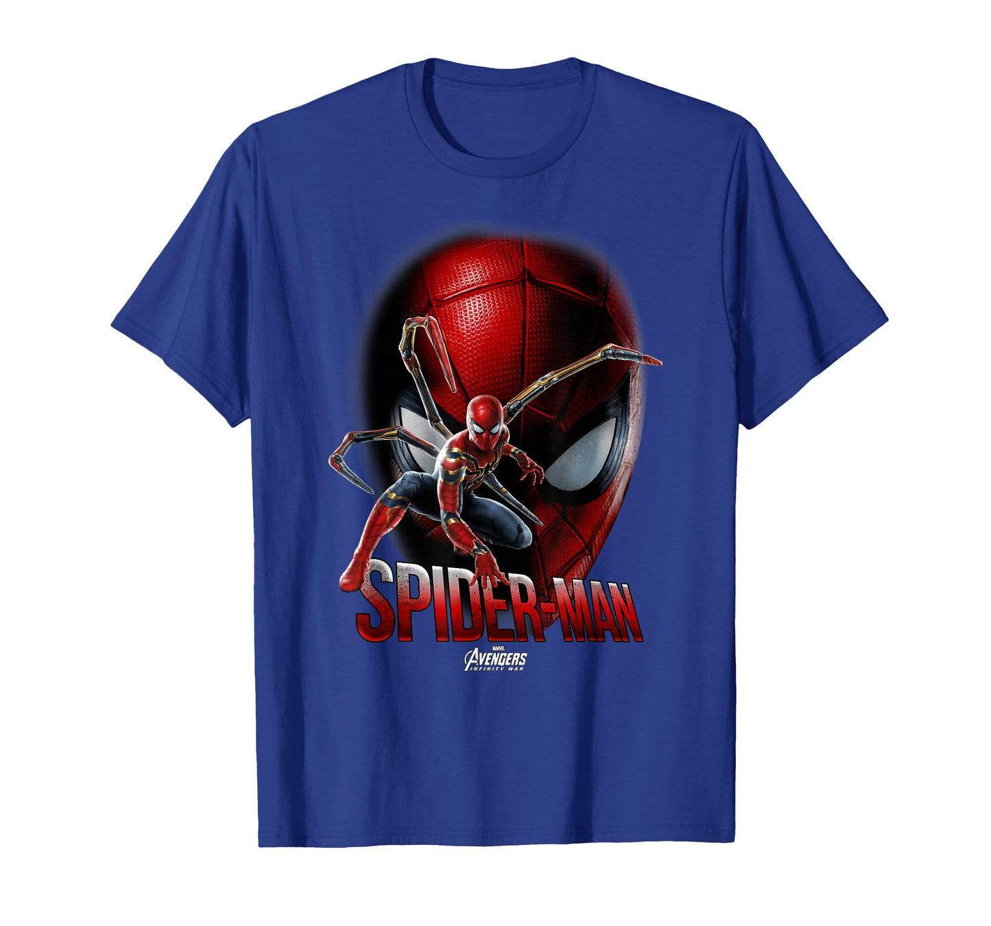 Marvel Infinity War Spider-Man Game Face Graphic T-Shirt T-Shirt