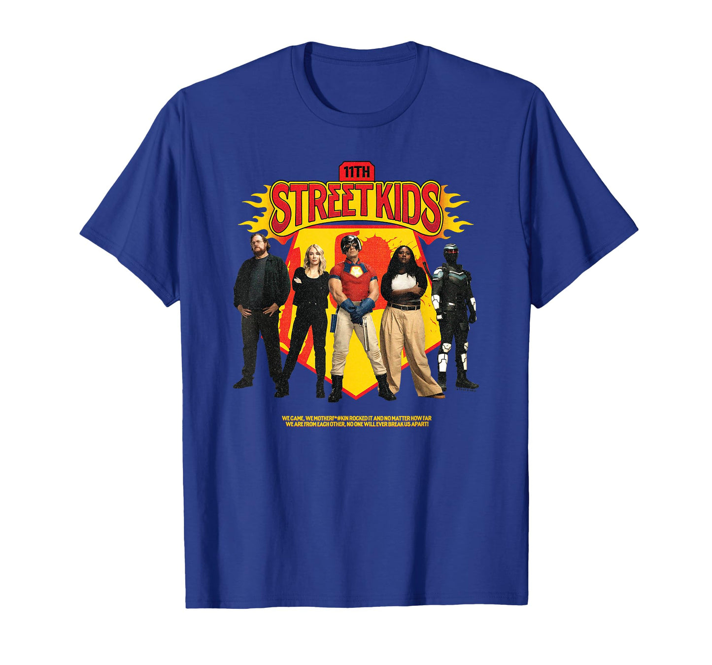 DC Comics Peacemaker 11th Street Kids Distressed Poster T-Shirt