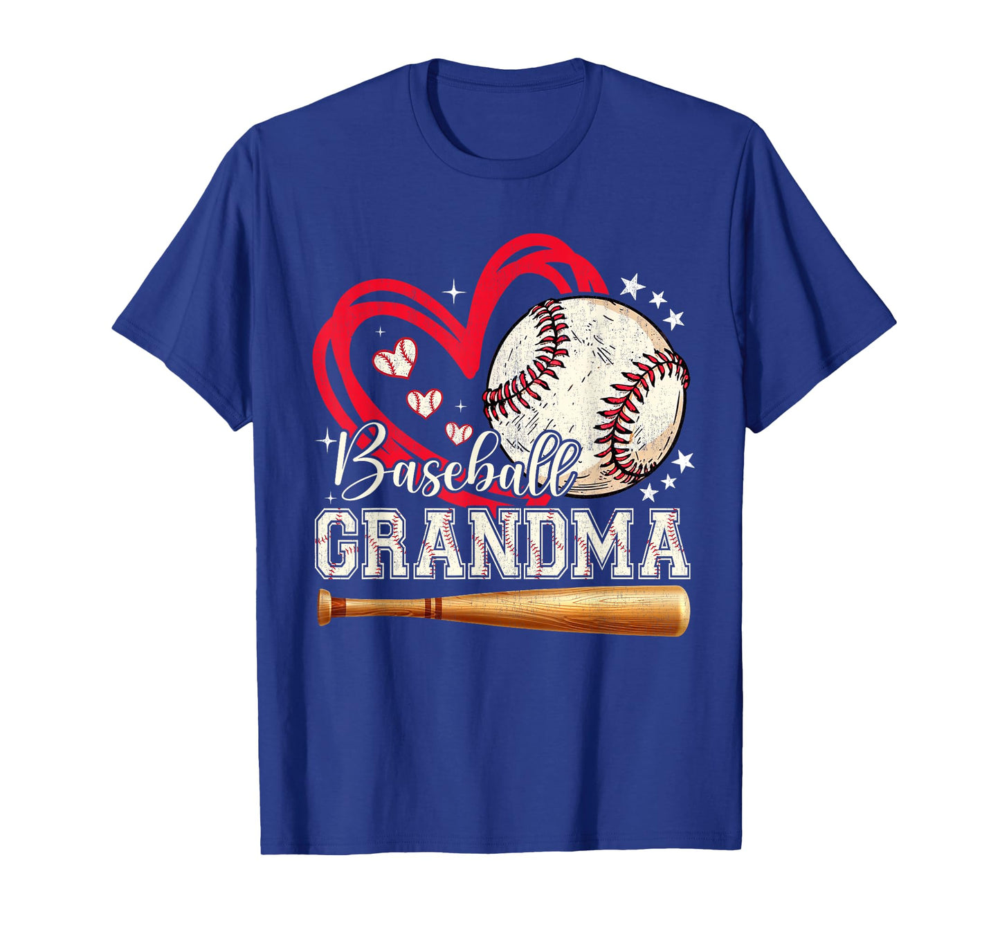 Baseball Grandma Women Family Matching Cute Baseball Grandma T-Shirt