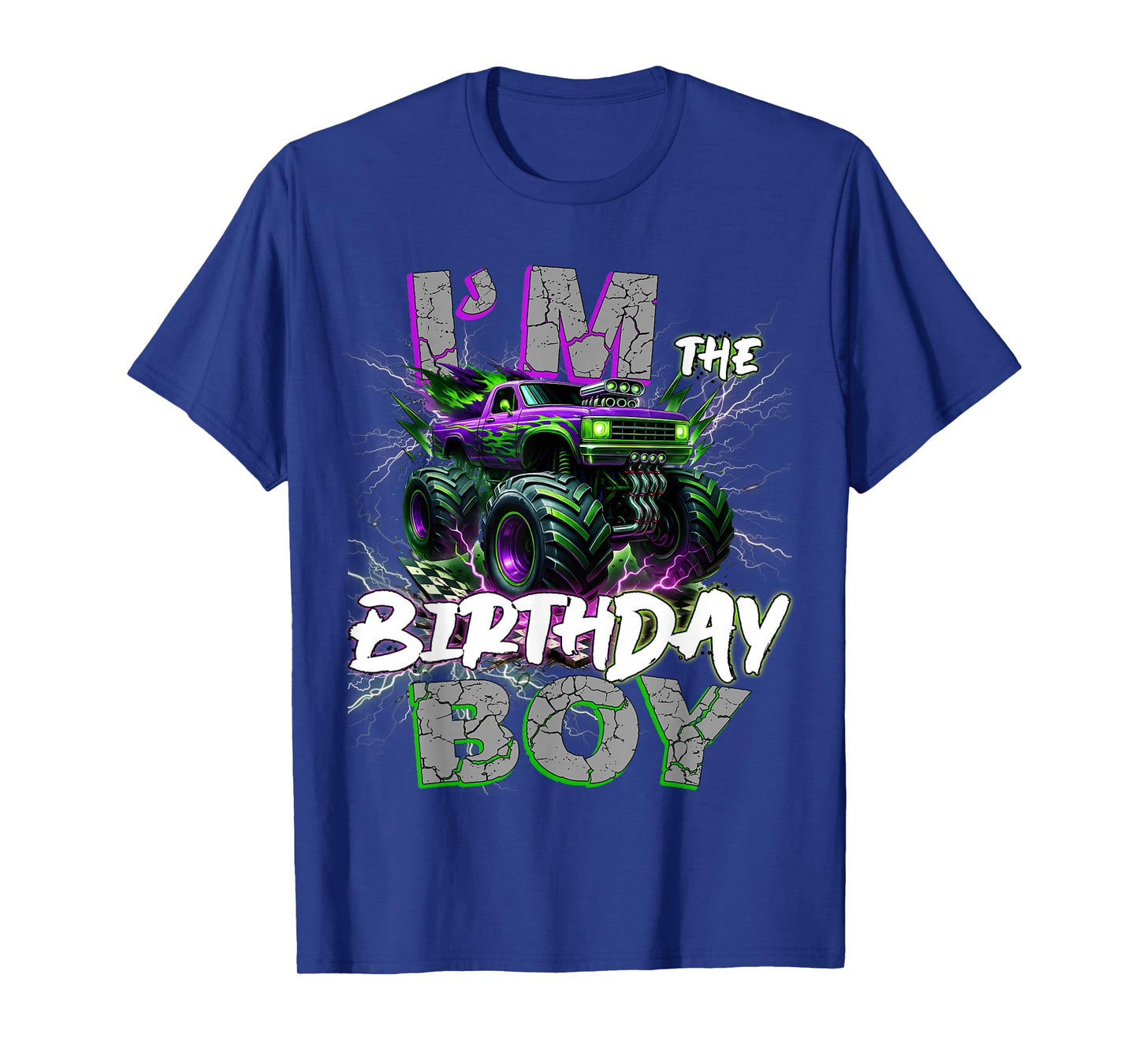 Im The Birthday Monster Truck Group Family Matching Party T-Shirt