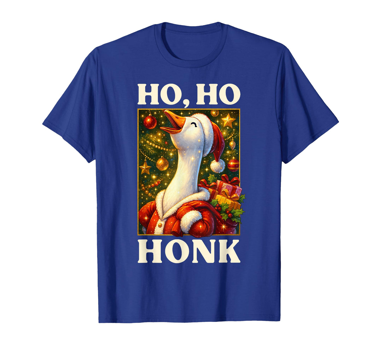 Funny Goose Ho Ho Honk Christmas Outfit for Men Women Kids T-Shirt