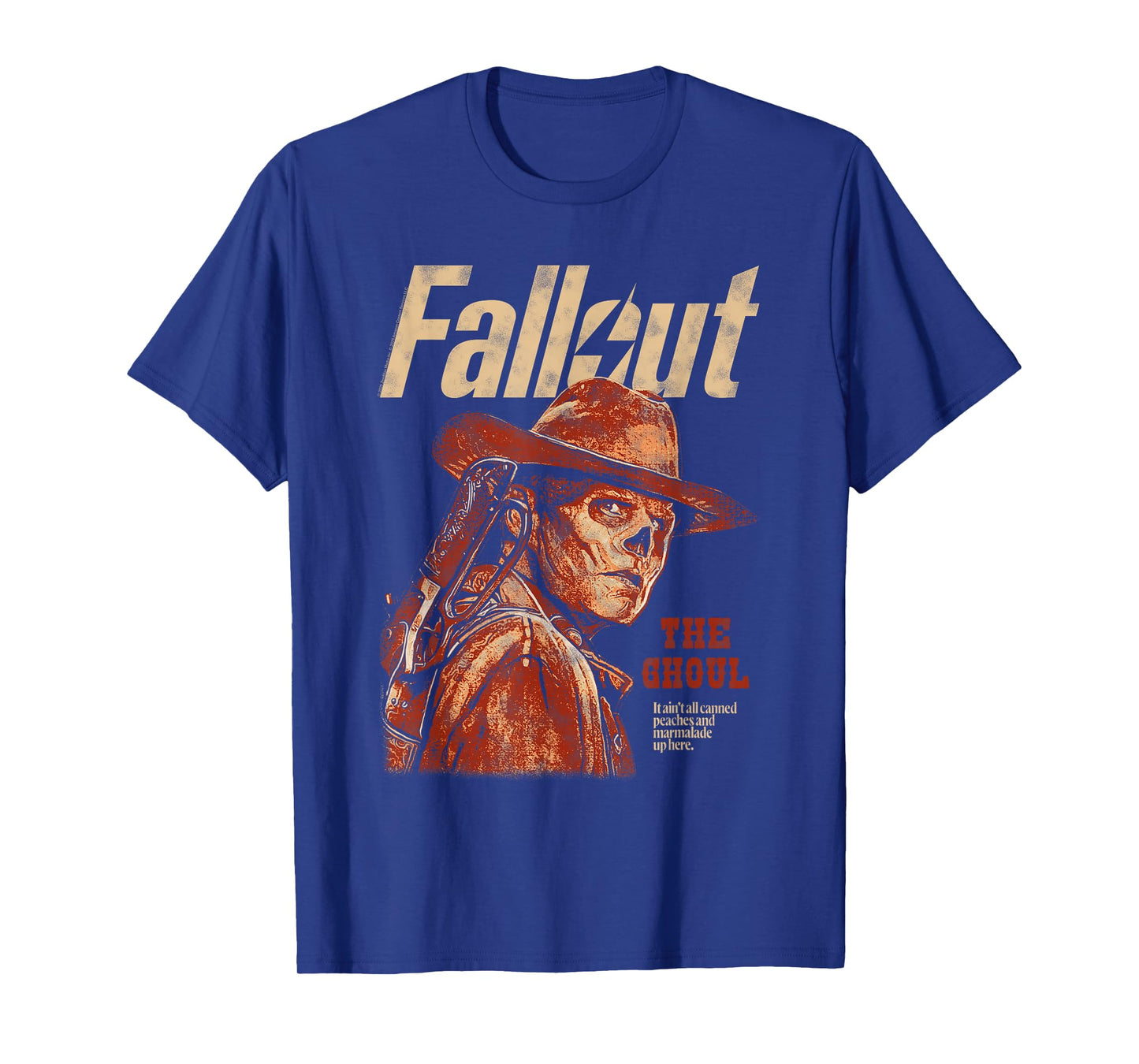 Fallout The Ghoul Silhouette Portrait TV Show T-Shirt