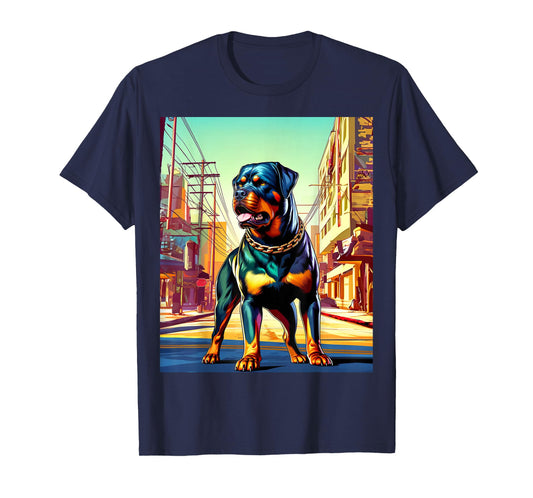 GTA Rottweiler Style T-Shirt
