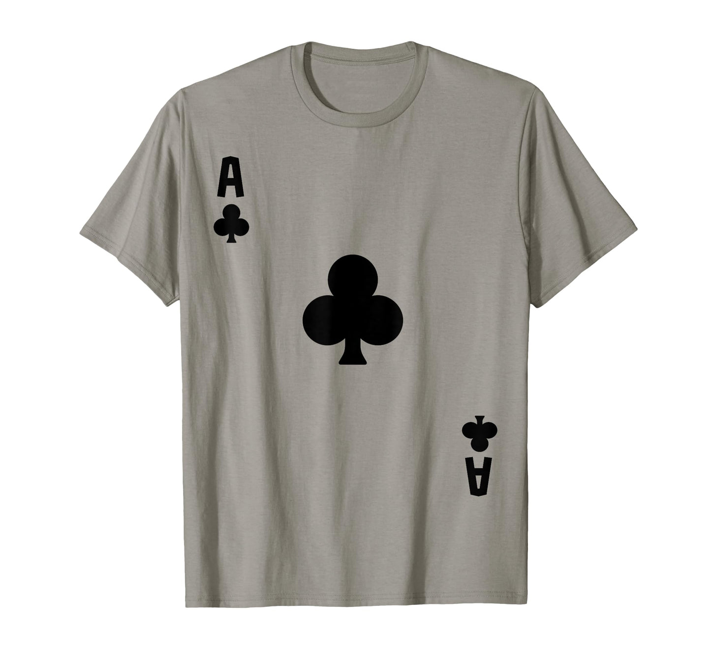 Ace of Clubs Cards Deck Halloween Costume T-Shirt