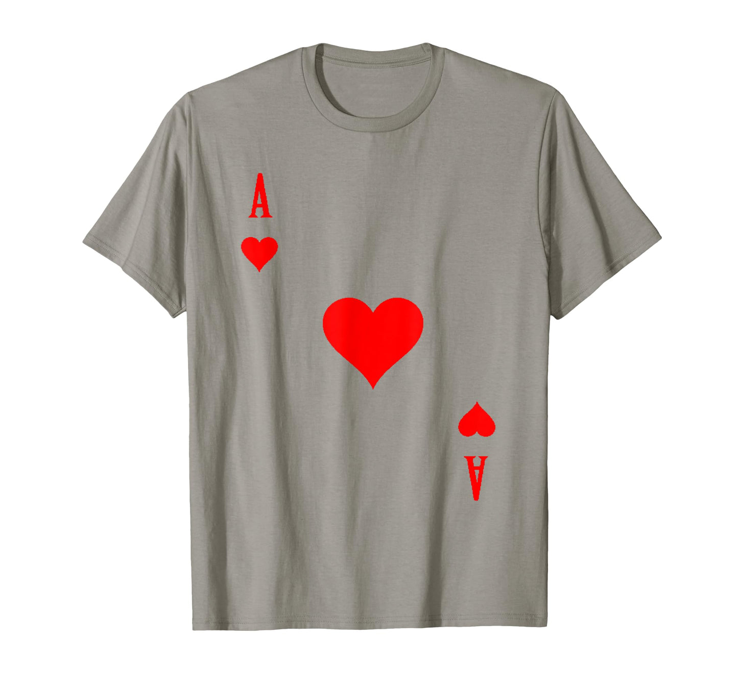 Ace of Hearts Costume Funny Poker Card Deck T-Shirt