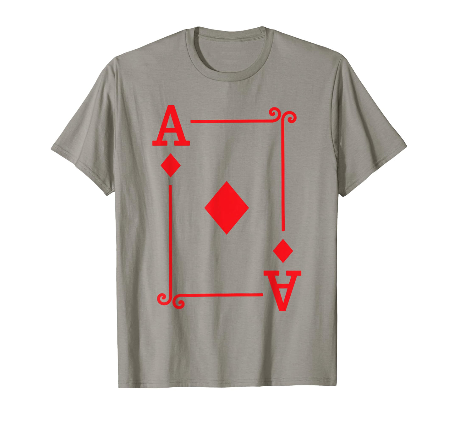 Playing Cards - Matching Diamonds Card Suits - Ace Card T-Shirt