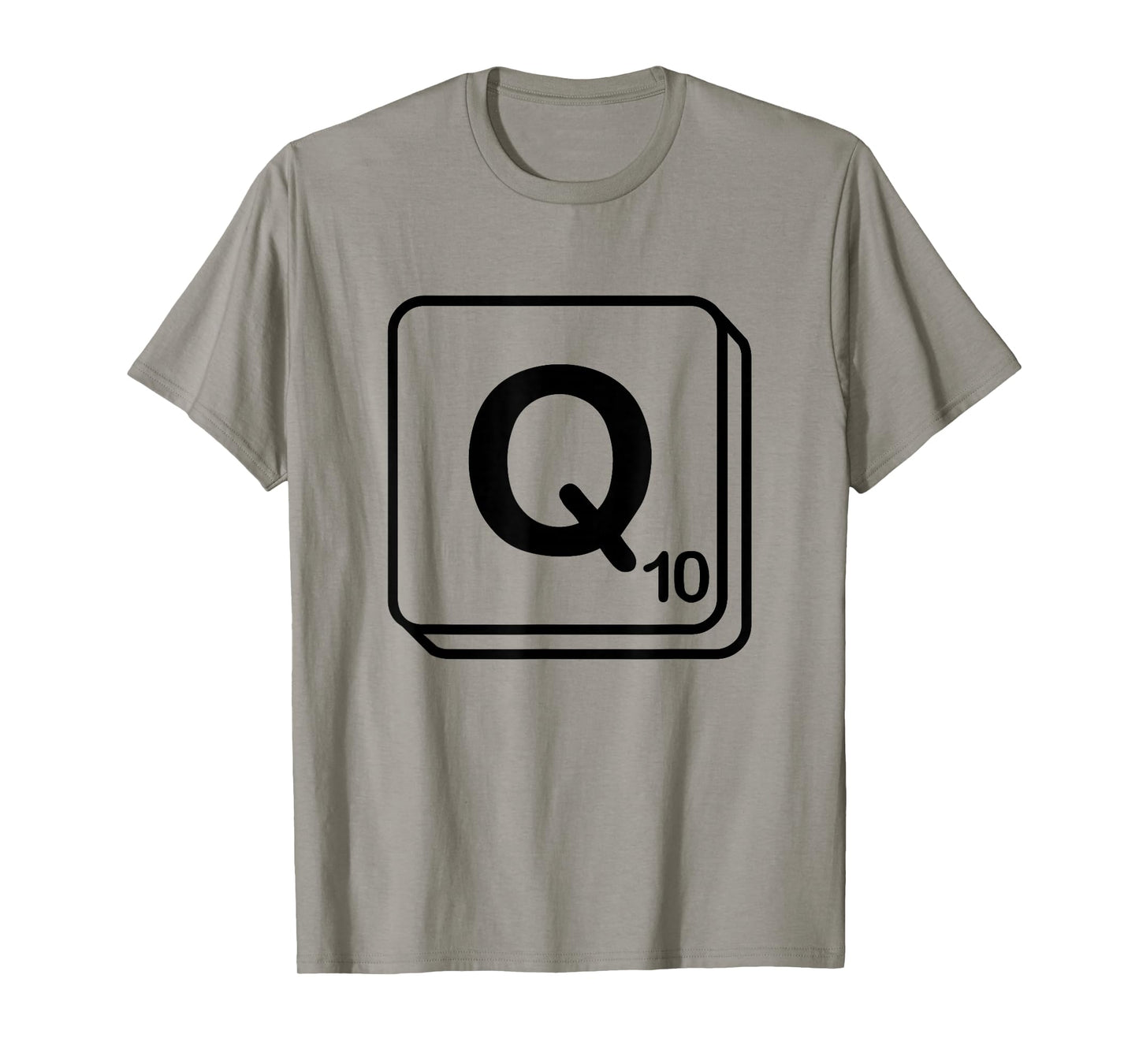 Letter Q Word Game Tile T-Shirt