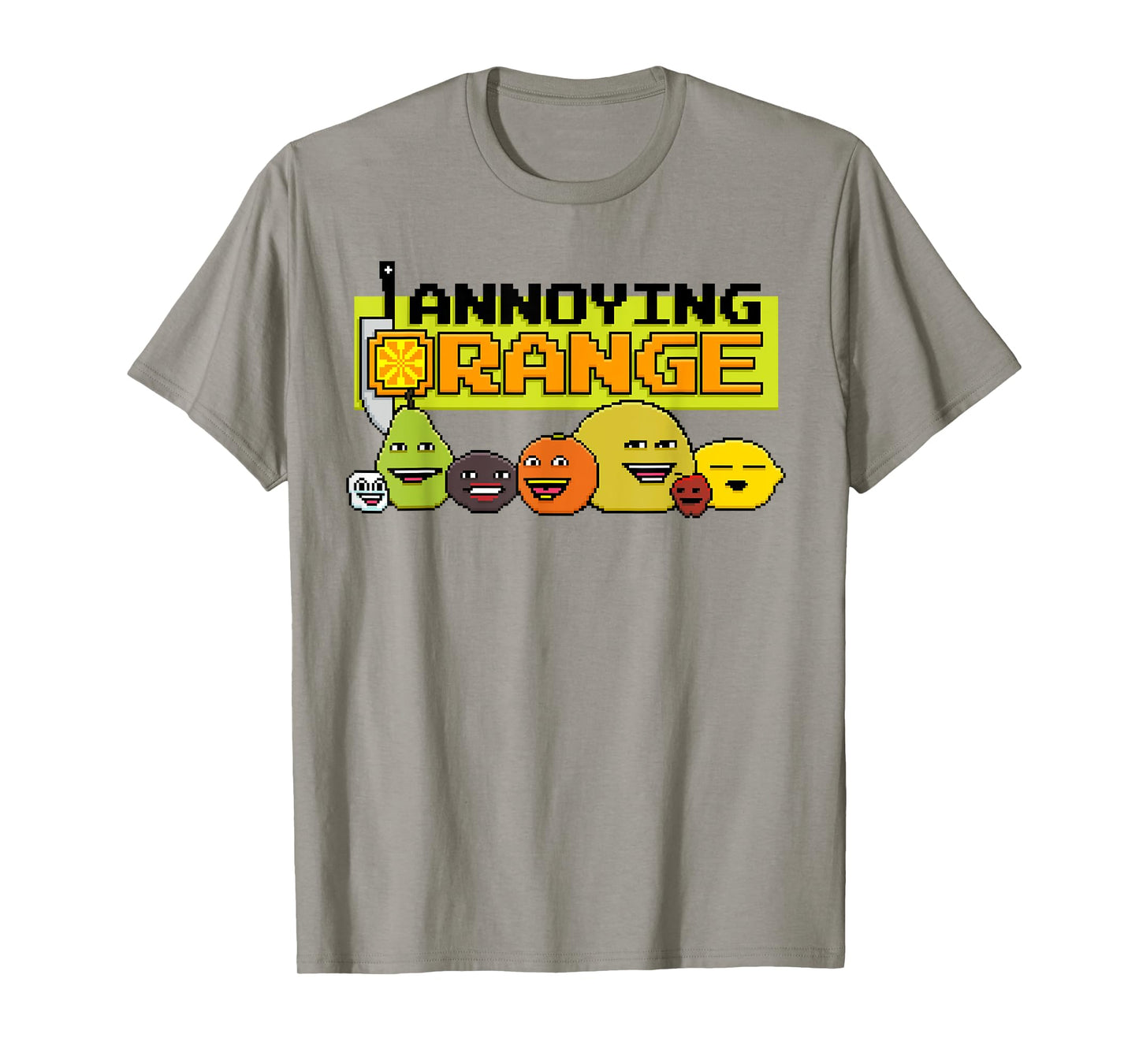 Annoying Orange 8-Bit Video Game Style T-Shirt T-Shirt