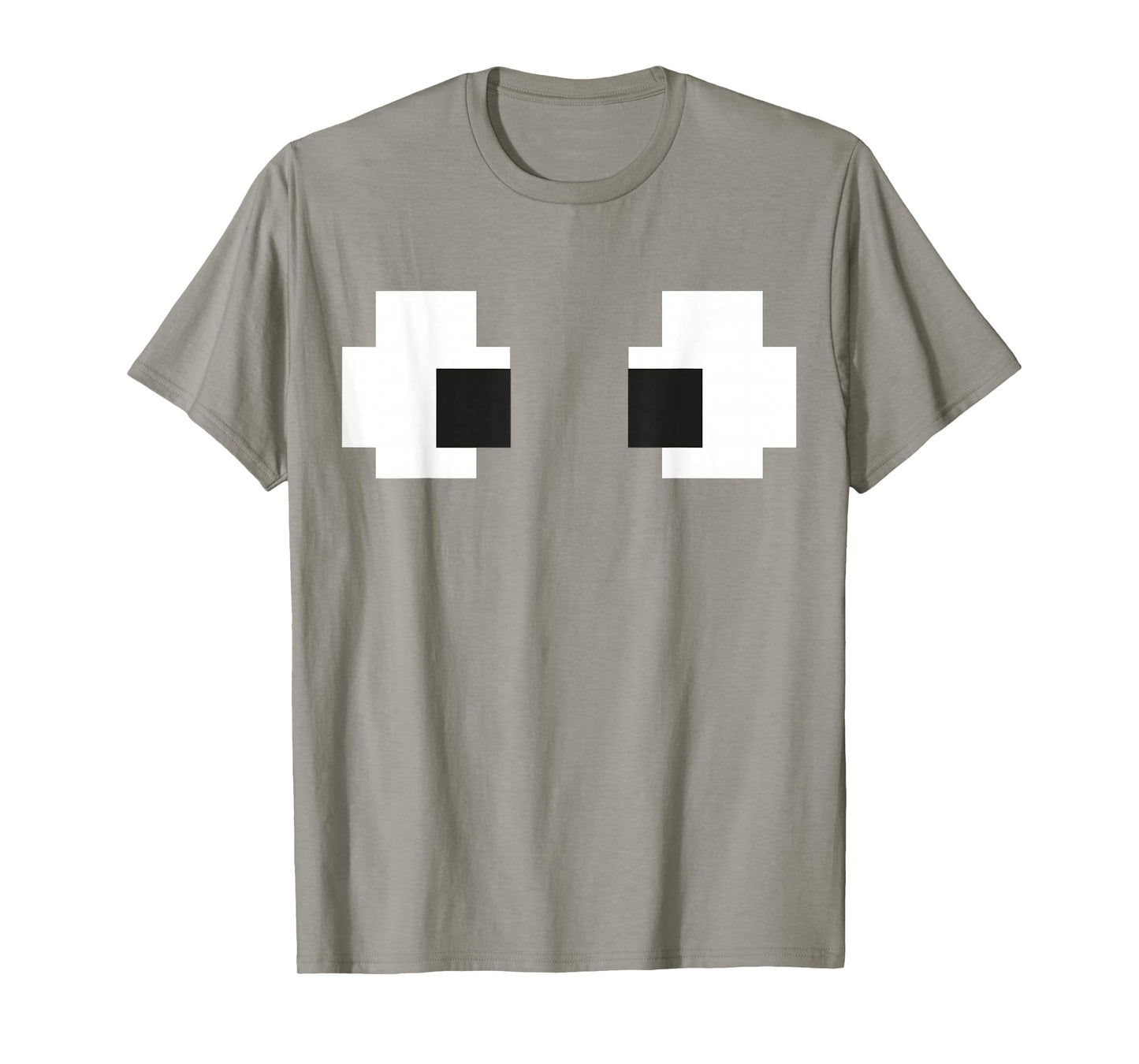 Retro Arcade Game Ghost Eyes Halloween Group Costume T-Shirt