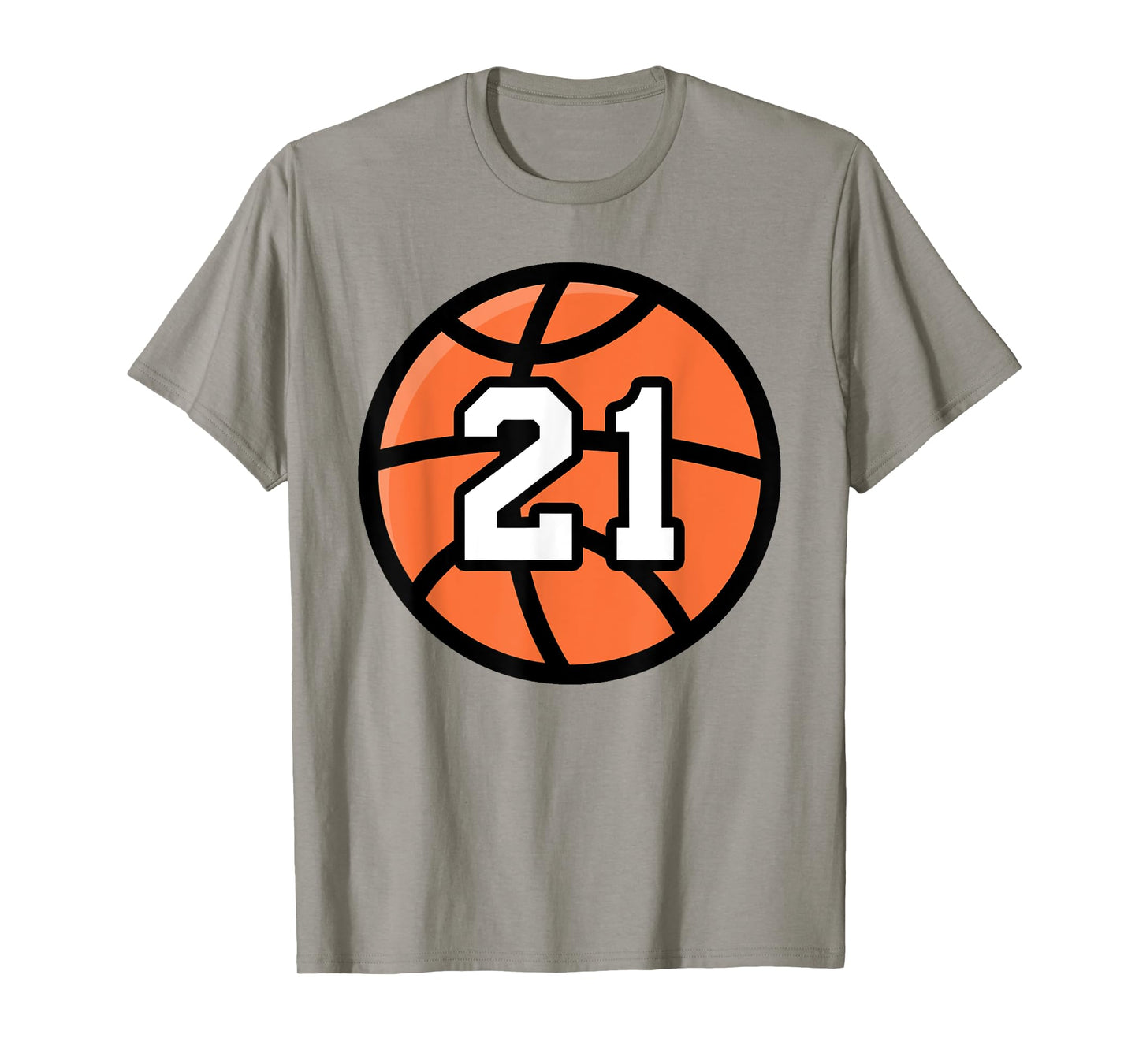 Classic Sport Basketball 21 Jersey Number T-Shirt