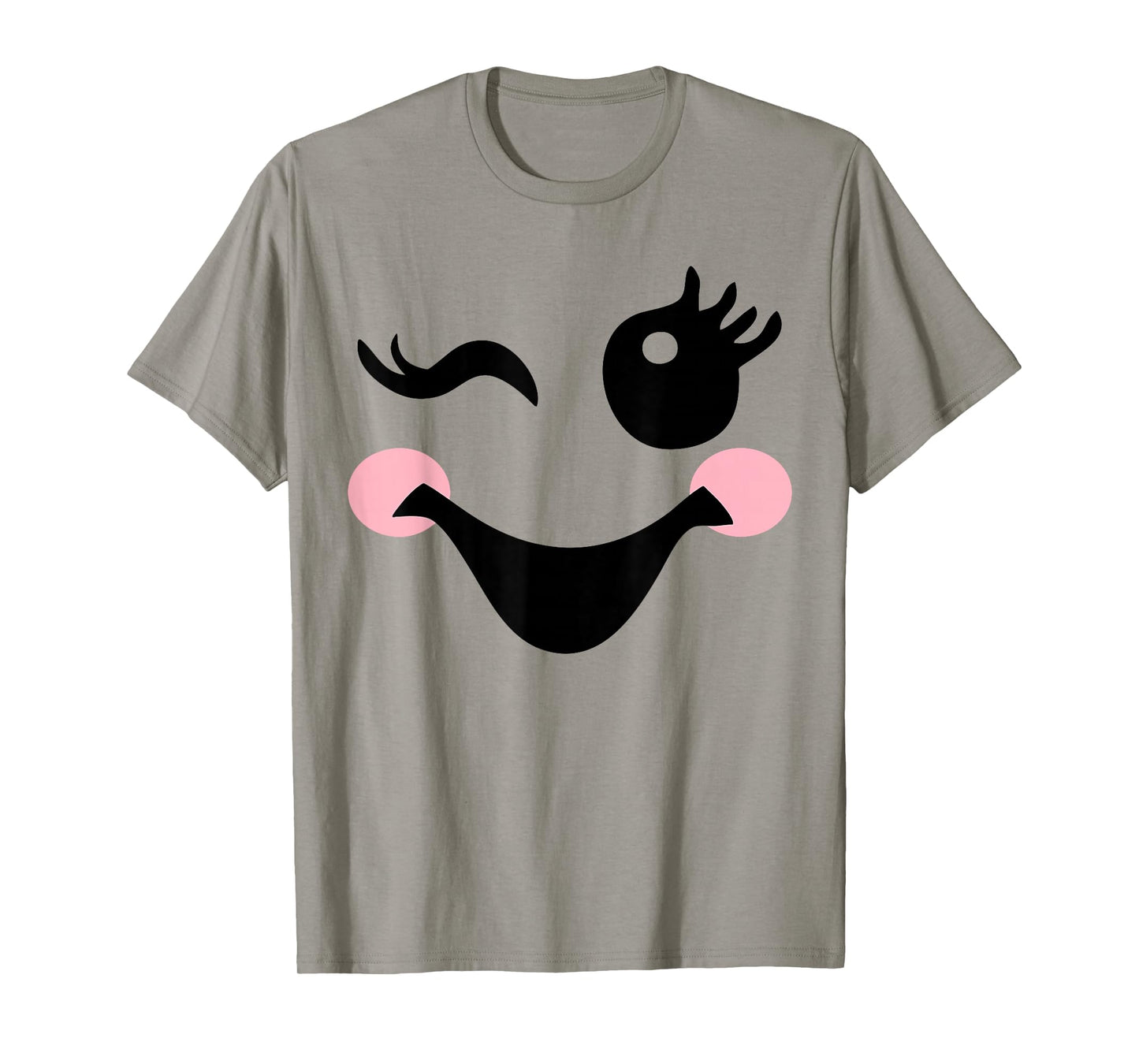 Cute Boo Face Ghost Halloween Costumes For Womens Girls T-Shirt