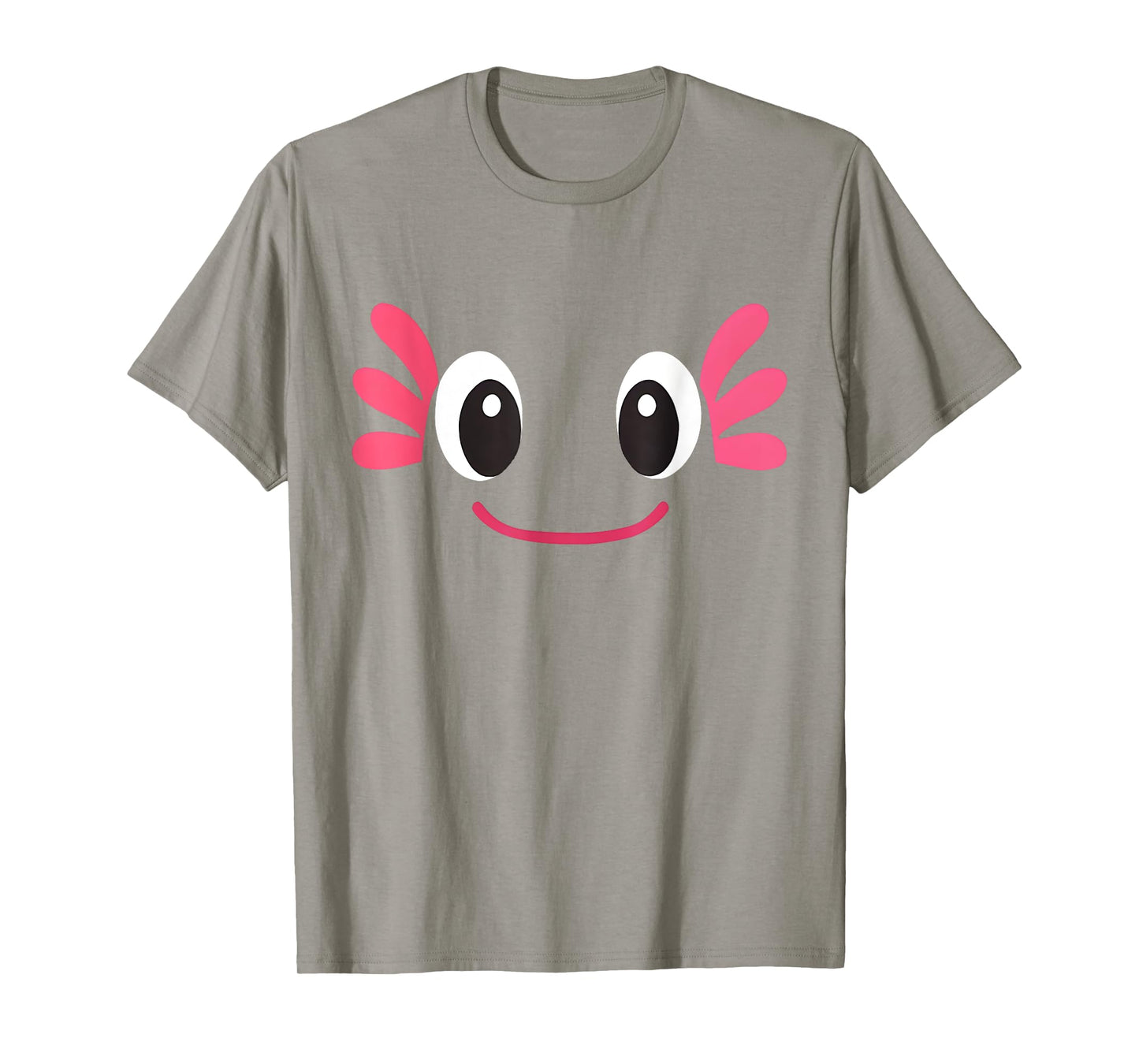 Kawaii Axolotl Face Halloween Costume Pretend I'm a Axolotl T-Shirt