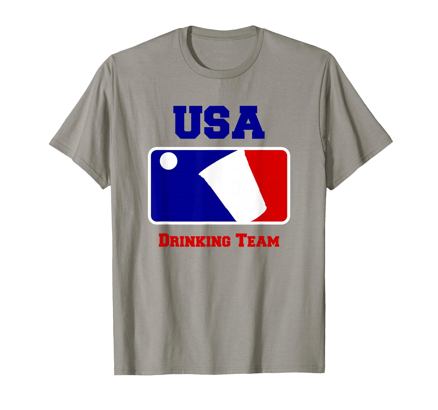 USA Drinking Team Funny Party Beer Pong Game T-Shirt