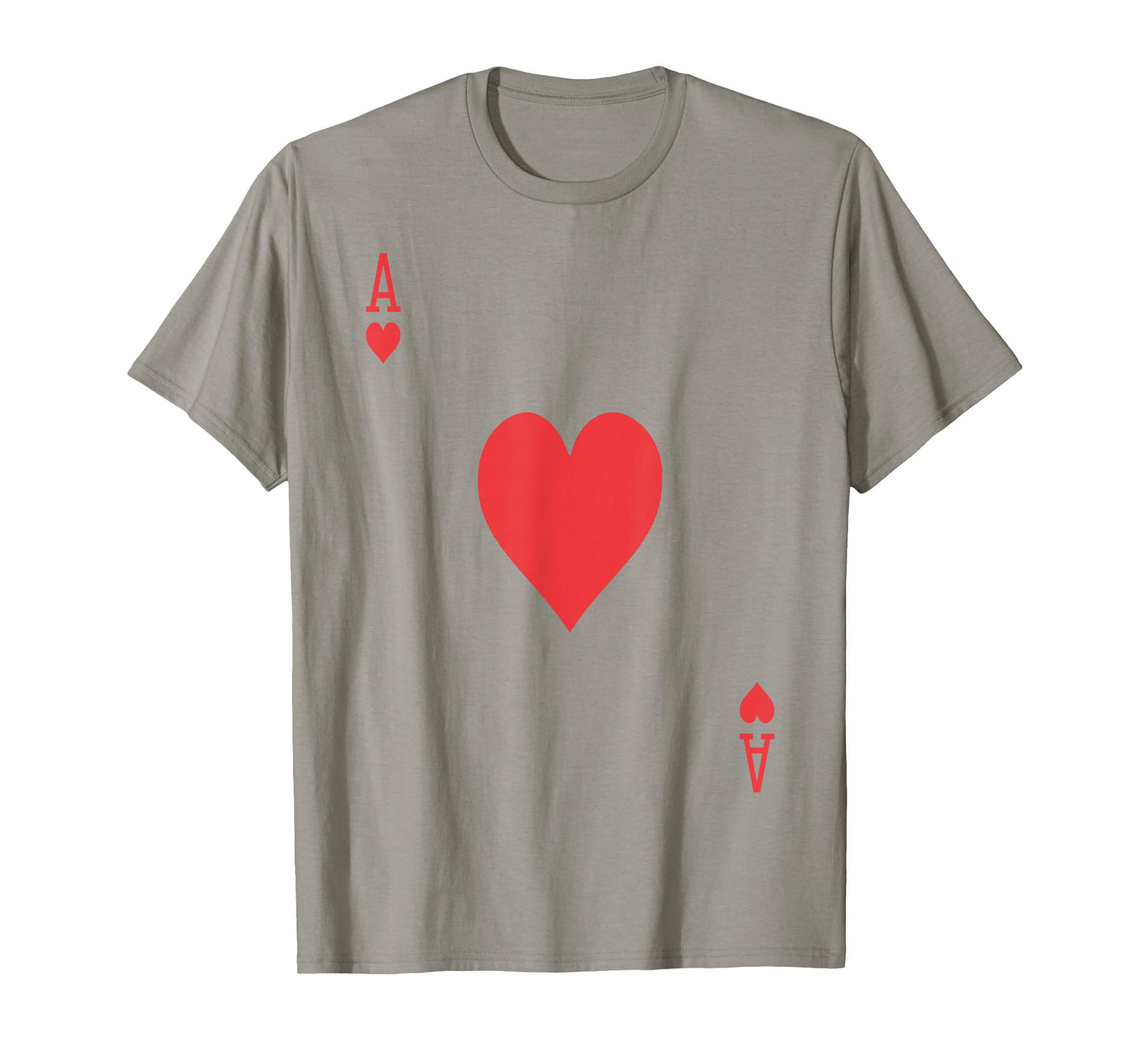 Ace of Hearts | Royal Flush Group Costume Playing Card T-Shirt