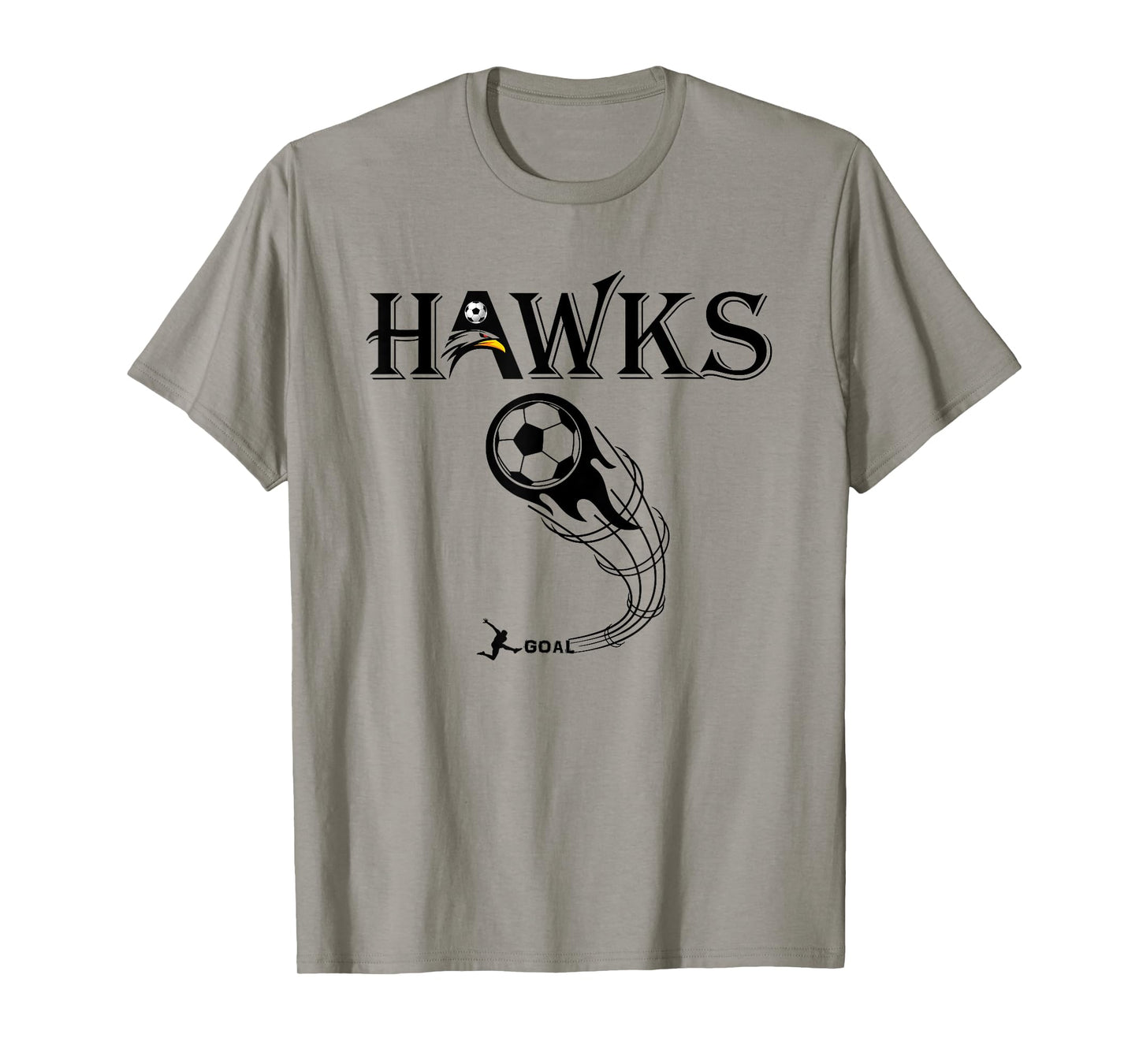 Hawks Soccer Team Tee Shirt T-Shirt