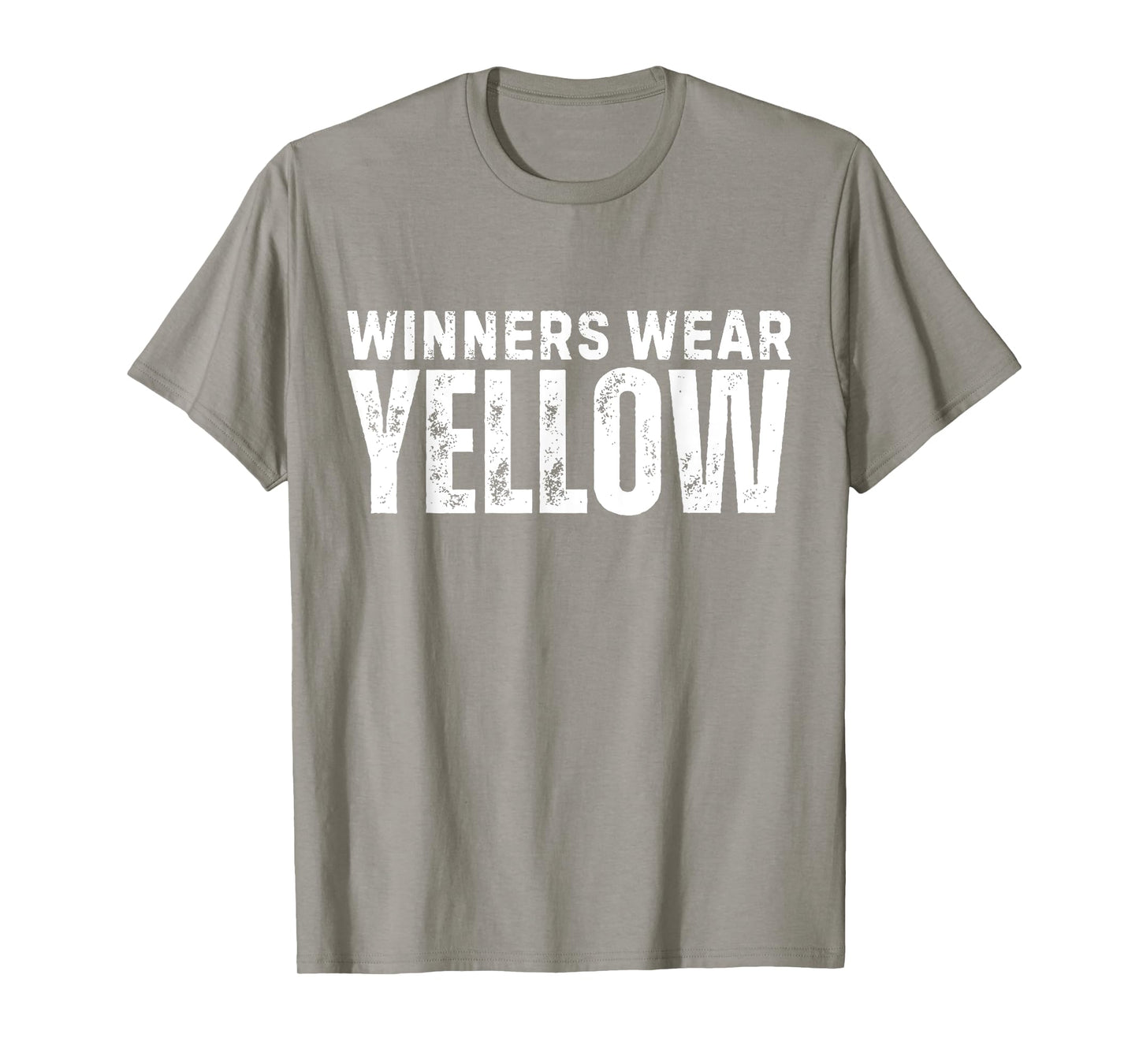 Winners Wear Yellow Spirit Wear Team Game Color War Camp T-Shirt