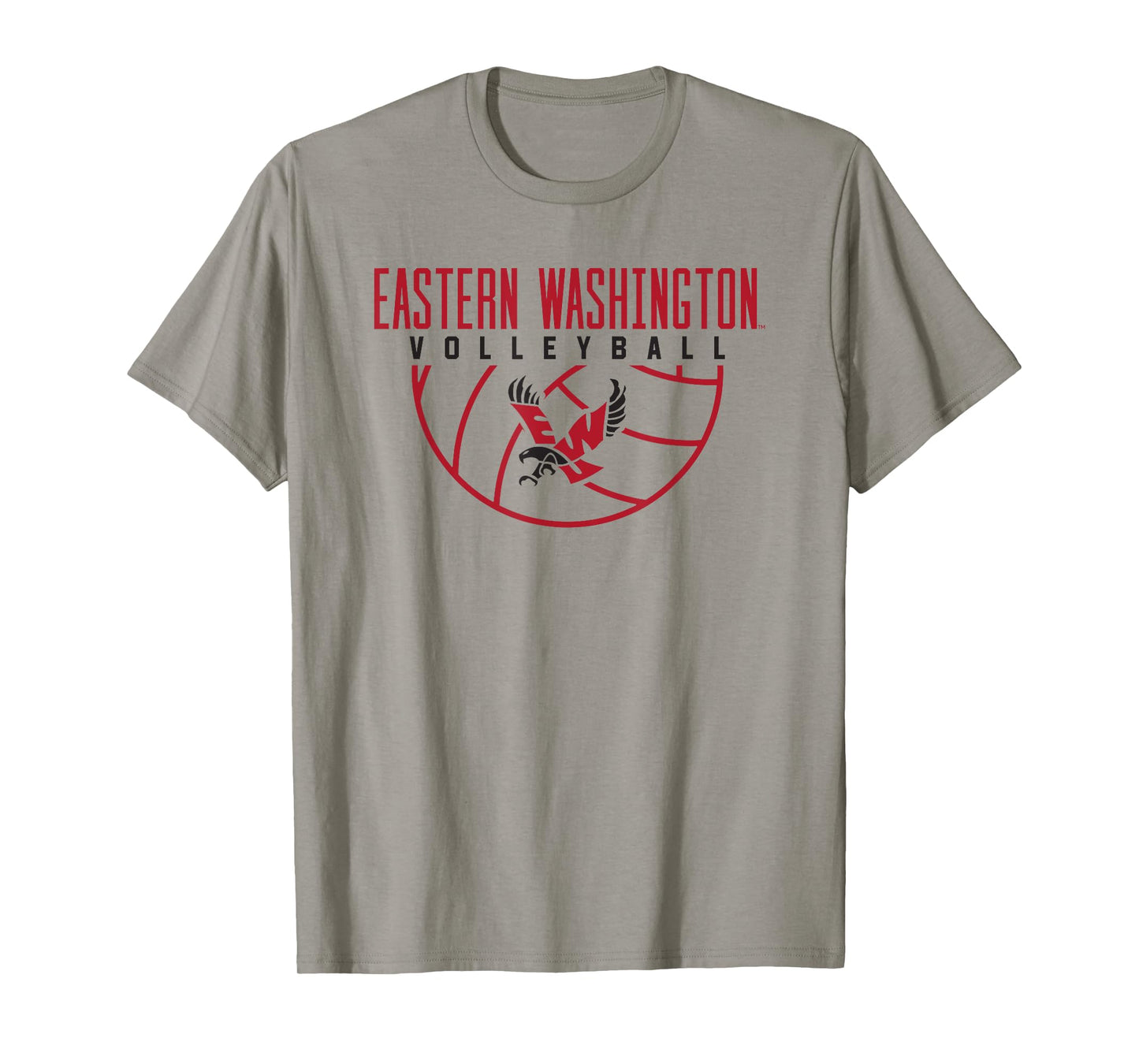 Eastern Washington University EWU Eagles Volleyball Arch T-Shirt